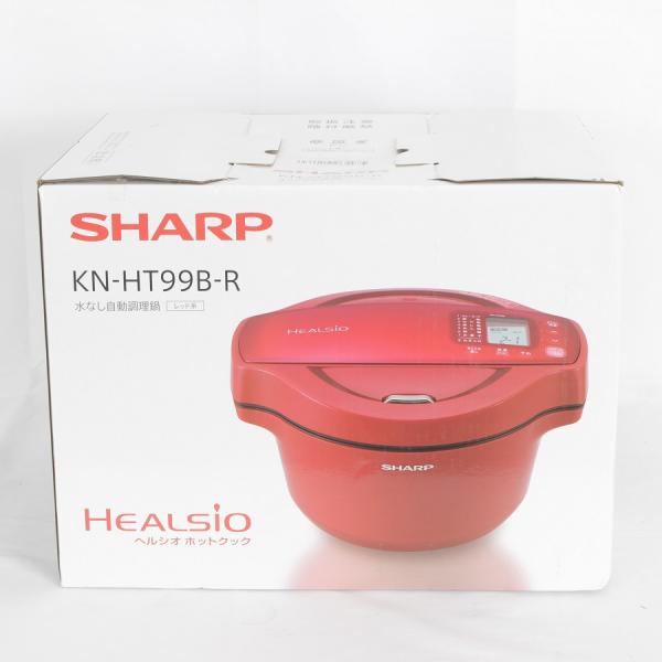 ボーナスストア+5％【新品】シャープ ヘルシオ ホットクック KN-HT99B-R レッド系 水なし自動調理鍋 1.6L SHARP 本体 画像2