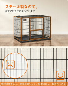 FEANDREA ペットケージは大型犬に最適？組み立て方・たたみ方まで徹底レビュー